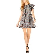 Laundry by Shelli Segal Women's Embellished Fit \u0026 Flare Dress (4, Multi)